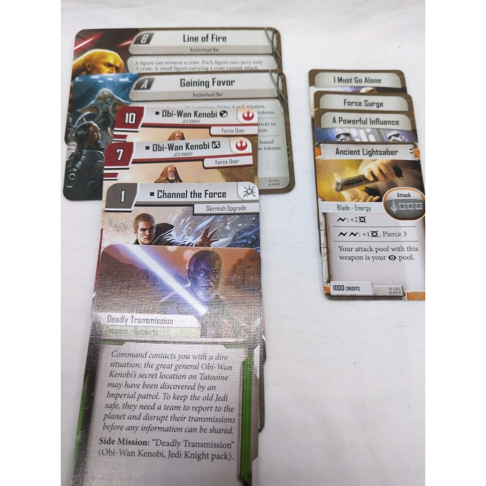 *Cards Only* Star Wars Imperial Assault Obi-Wan Kenobi